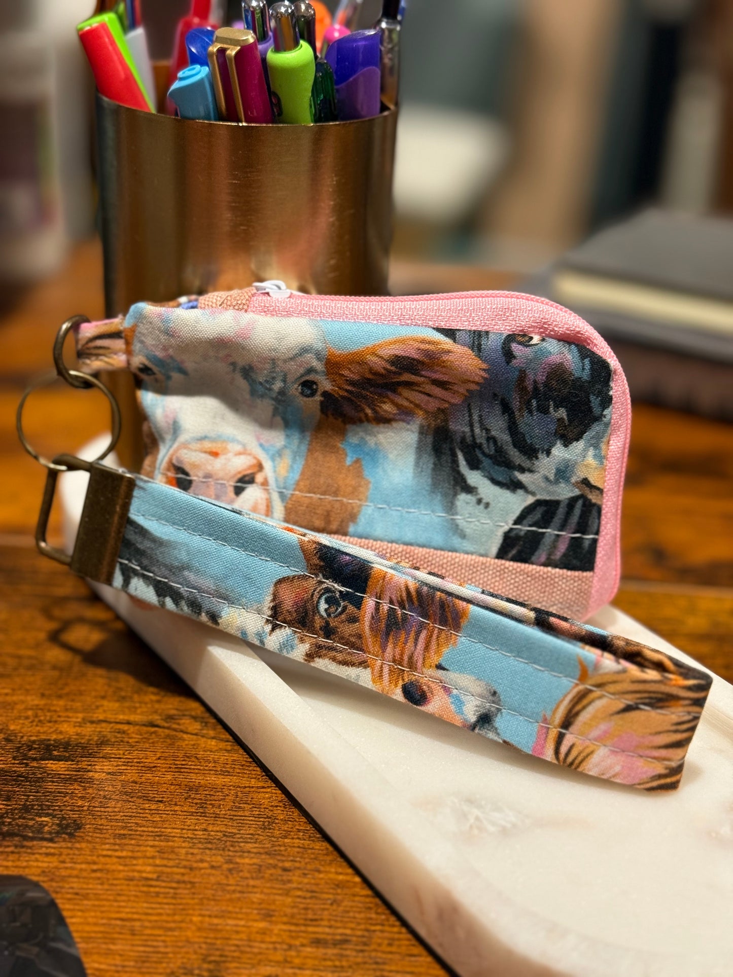 Wristlet with Card Wallet